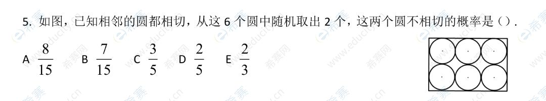 2023年MBA管理类联考真题《数学》真题及答案解析